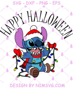 Happy Halloween, Stitch Halloween Svg