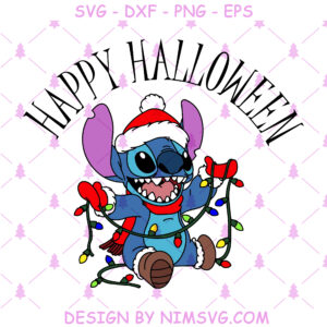 Happy Halloween, Stitch Halloween Svg