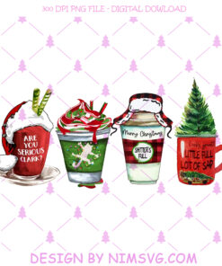 Christmas Cups PNG, Coffee Cup PNG